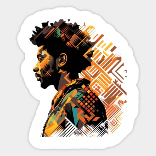 Afrocentric Man Sticker
